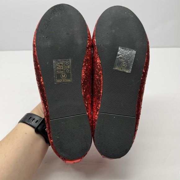 Adult Dorothy Cosplay Ruby Slippers (M) Wizard Of Oz Medium Us Size 6.5/7 Shoe - Picture 10 of 11